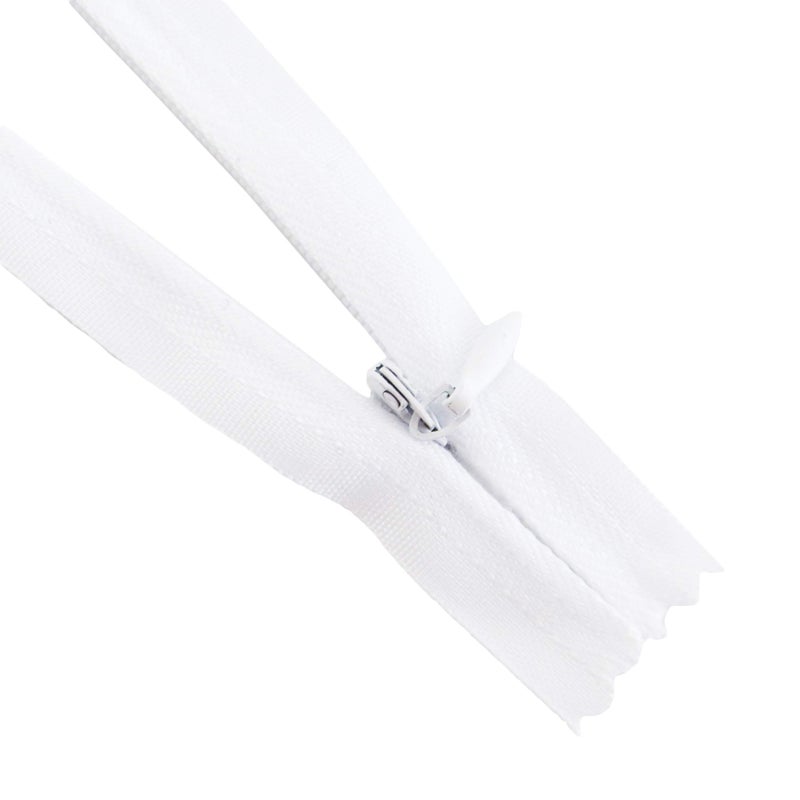 Seeking ROAM Invisible Zippers, Nylon Coil, #3, 2 Pieces (White, 20" inch) - Image 3